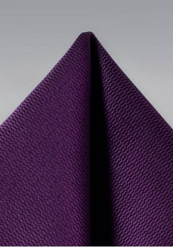 Einstecktuch strukturiert purpur