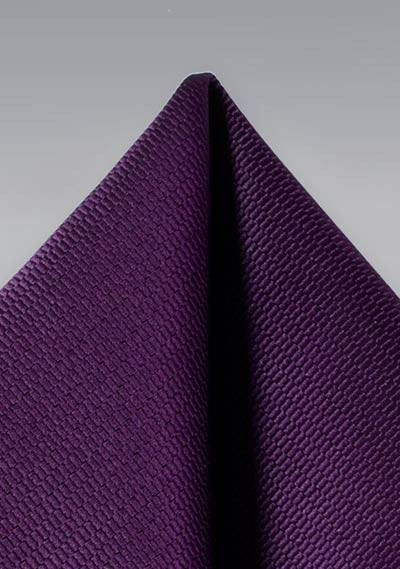 Einstecktuch strukturiert purpur