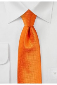 Krawatte Struktur uni orange