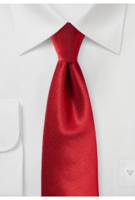 Krawatte Struktur uni rot