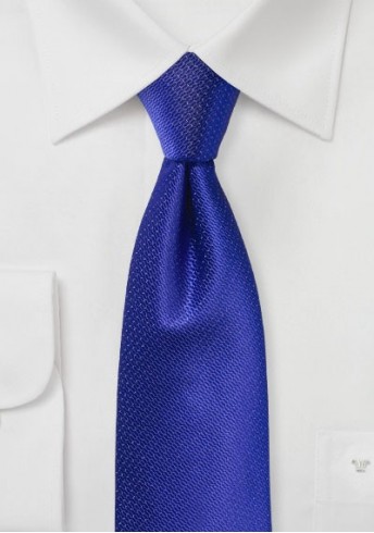 Krawatte Struktur uni königsblau