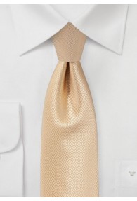 Krawatte Struktur uni beige