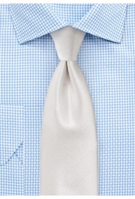 Krawatte strukturiert uni altweiß