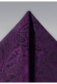 Ziertuch verspieltes Paisley-Motiv violett