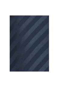 Clip-Kravatte Streifen navyblau Ton in Ton