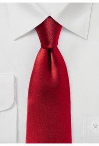 Stylische Krawatte einfarbig mittelrot