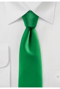 Modische Krawatte einfarbig edelgrün