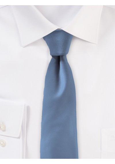 Seiden-Krawatte stilsicherer Satinglanz leichtblau