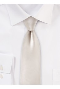 Seiden-Krawatte dezenter Glanz weiß