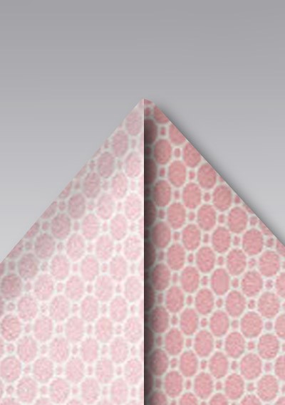 Kavaliertuch Waben-Struktur rosa