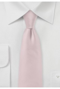 Stylische Krawatte monochrom blush-rosé