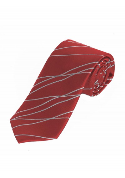 Optimale Krawatte Wellen-Dekor rot