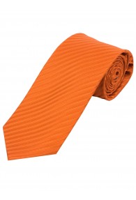 Businesskrawatte Streifen-Struktur orange