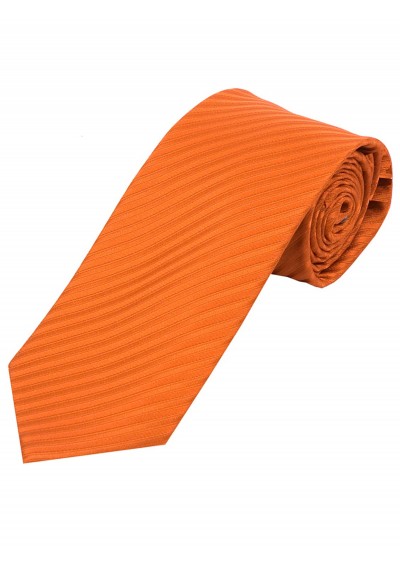 Businesskrawatte Streifen-Struktur orange