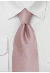 Elegante Clip-Krawatte in altrosa