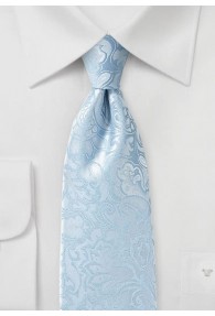 Markante  Kinder-Krawatte im Paisley-Look hellblau
