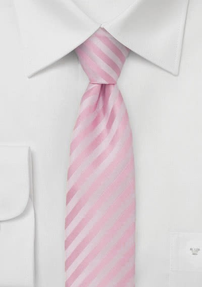 Granada  schmale Krawatte in blush