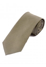 Krawatte elegante Waffel-Oberfläche elfenbein und navy