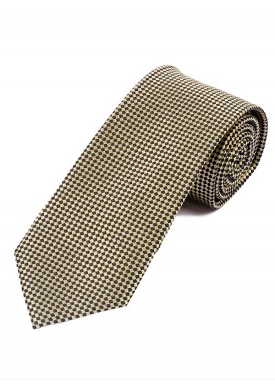 Krawatte elegante Waffel-Oberfläche elfenbein und navy