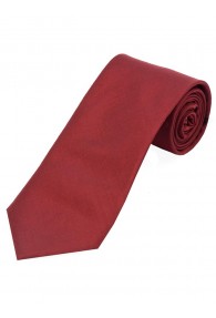Satin-Krawatte Seide einfarbig rot