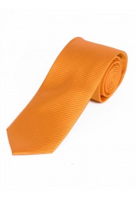 Krawatte monochrom Streifen-Struktur orange