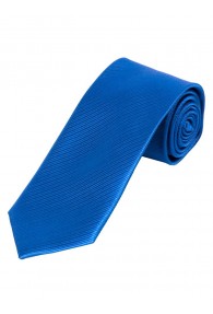 Businesskrawatte monochrom Streifen-Struktur blau