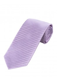 Krawatte unifarben Linien-Struktur blasslila