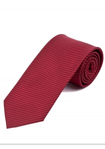 Krawatte monochrom Streifen-Struktur rot