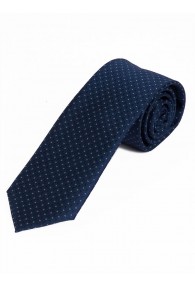 Krawatte Tupfen navyblau