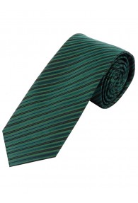 Krawatte Blockstreifen dunkelgrün und schwarz