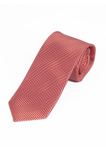 Überlange Krawatte rot Struktur-Muster