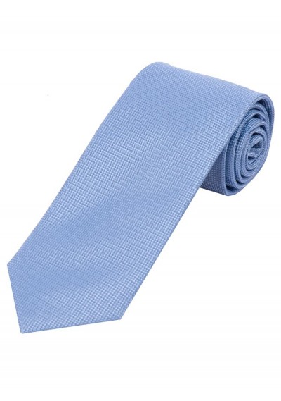  XXL Satin-Krawatte Seide monochrom himmelblau