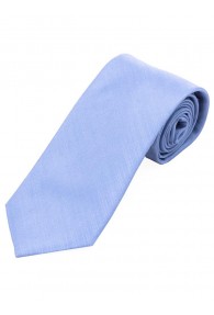Überlange Satin-Krawatte Seide monochrom hellblau