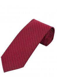Überlange Krawatte rot Struktur-Dekor