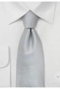 Krawatte Struktur silber