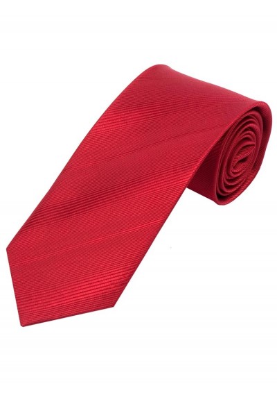 XXL-Krawatte monochrom Linien-Struktur rot