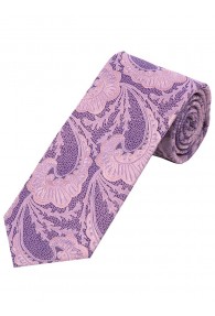 Sevenfold-Krawatte Paisley purpur