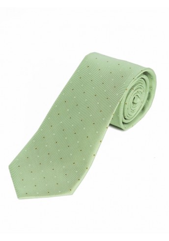 Breite Krawatte Punkte hellgrün