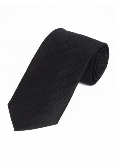 Breite Krawatte schwarz Struktur-Muster