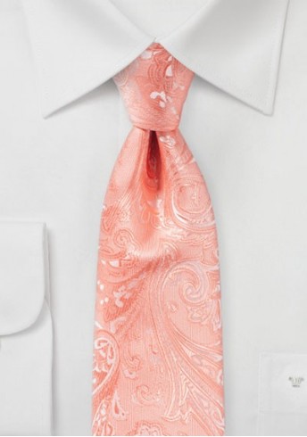 Krawatte Jungens Paisleymuster rosa