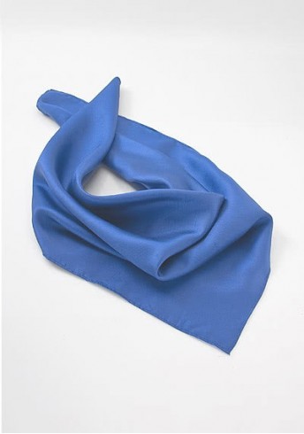 Damentuch Seide mittelblau Damentuch Seide mittelblau