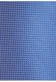 Krawatte monochrom ultramarinblau strukturiert