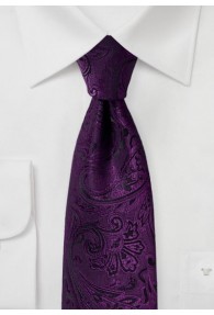 Krawatte Jungens Paisleymuster lila