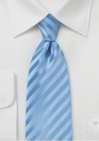 Businesskrawatte Streifendessin unifarben hellblau Businesskrawatte Streifendessin unifarben hellblau