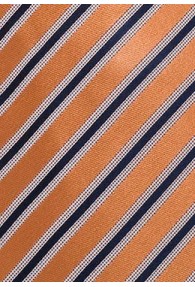 Krawatte Streifendessin orange
