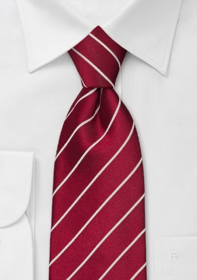 Elegance Krawatte in chilli-rot