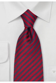 Business Krawatte nachtblau rot