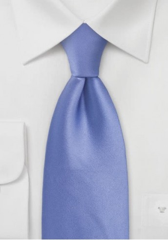 Einfarbige Krawatte hellblau