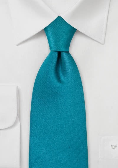 XXL-Krawatte türkisblau