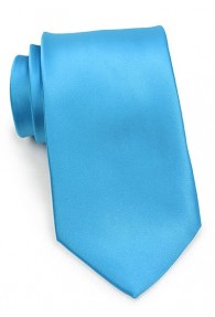 Krawatte unifarben hellblau